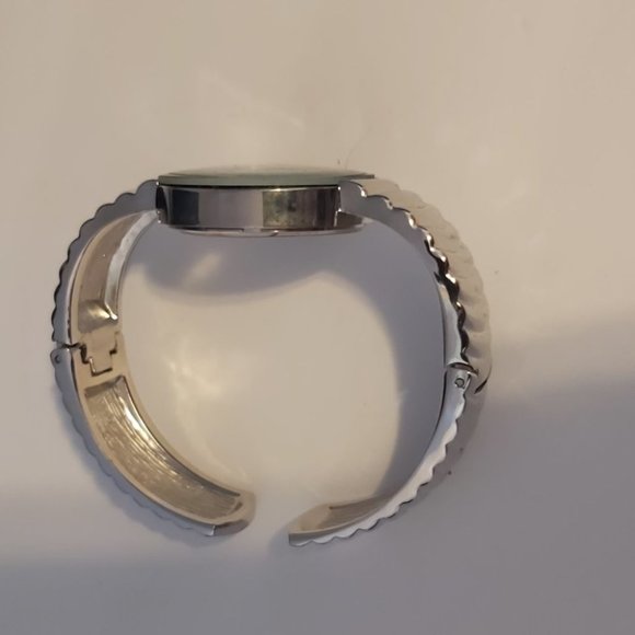 AVON | Jet Plain Stainless Steel Cuff Watch - Picture 3 of 6